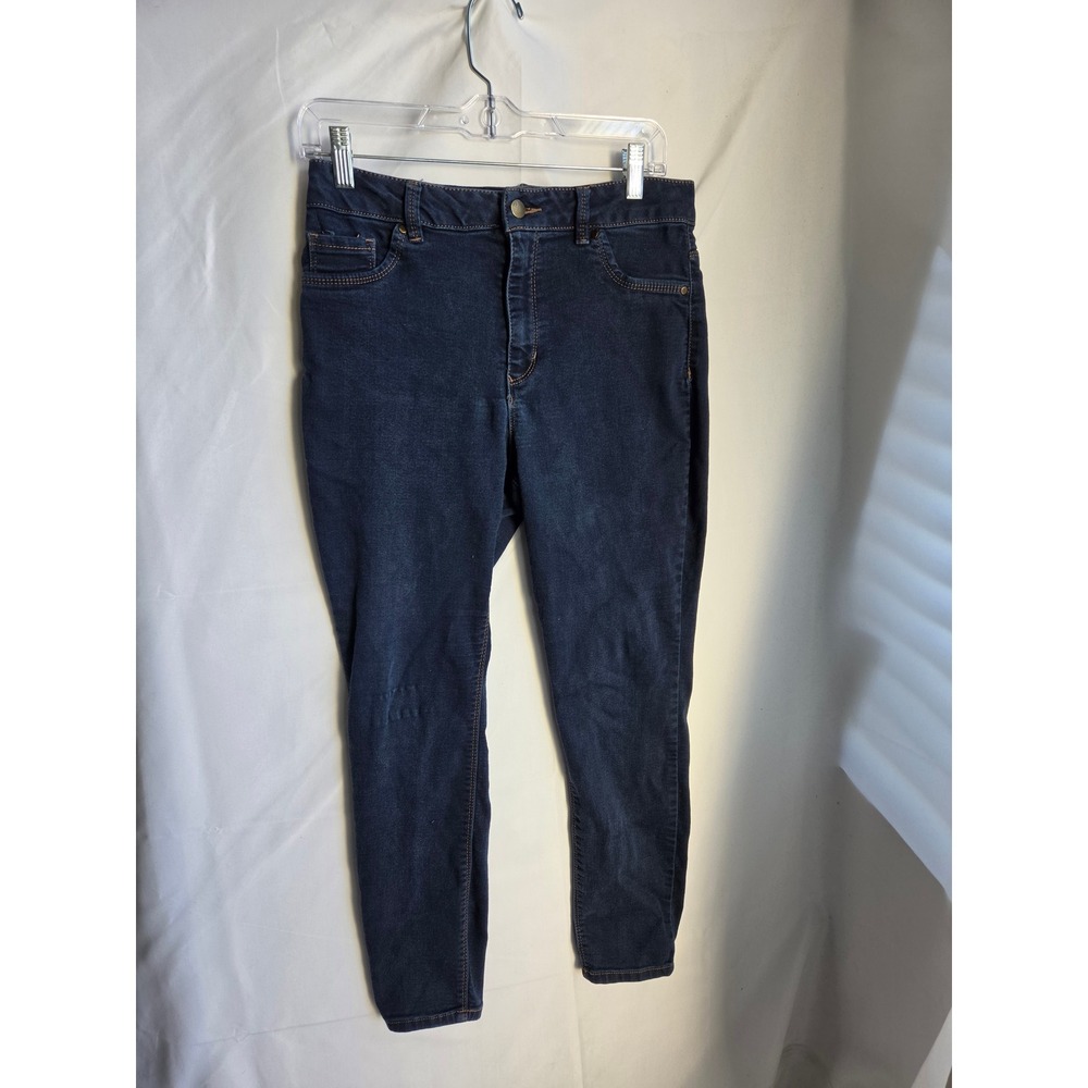 d.jeans Skinny Jeans Womens Blue Dark Wash Slim High Rise Skinny